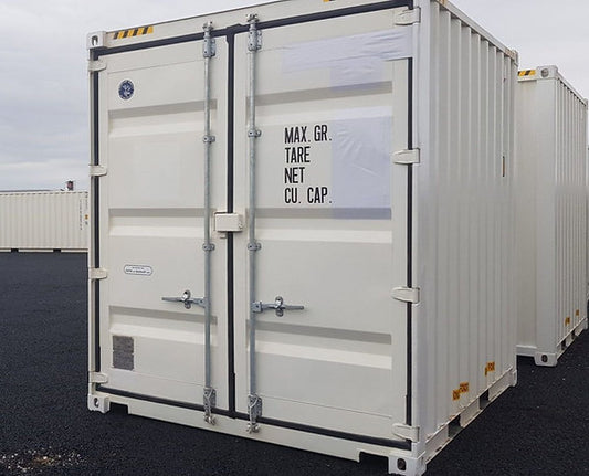 Container 10′ High Cube 1er Reise