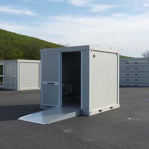 Neuer Sanitärblock PMR mit WC, Dusche und Waschbecken PMR