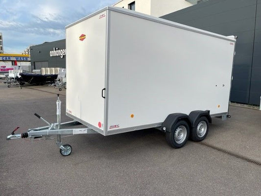 4000x1850x2000 mm Lademaß Kofferanhänger Plywood mit Flügeltür 2700 kg