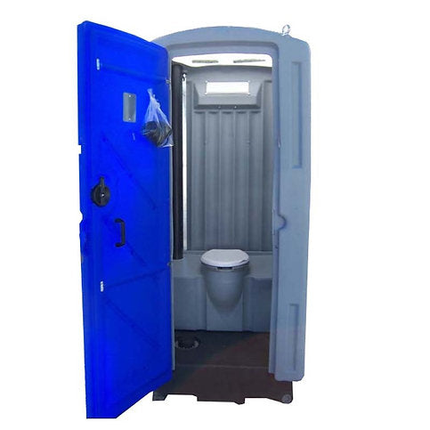 Neues chemisches WC mit Anschlussventil und Handwaschbecken