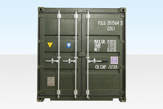 20 Fuß x 8 Fuß Tunnelcontainer (Doppelendtür) 1. Fahrt