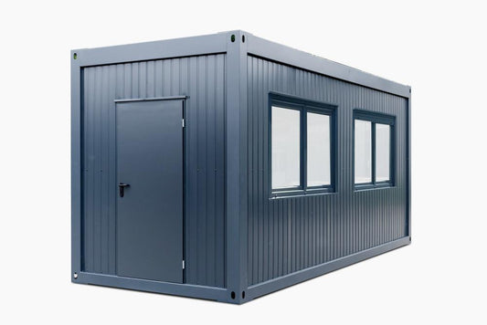 Bürocontainer WBC7 – 20 Fuß, Fenster, schlüsselfertig