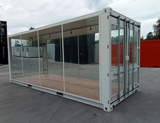 Neuer 20-Fuß-Glascontainer